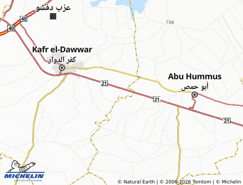 Mapa MICHELIN al-Malaqah - ViaMichelin
