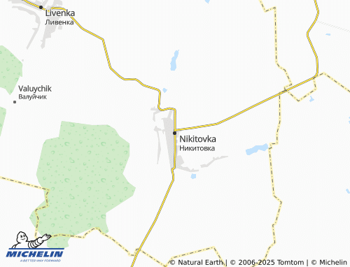 MICHELIN-Landkarte Nikitovka - ViaMichelin