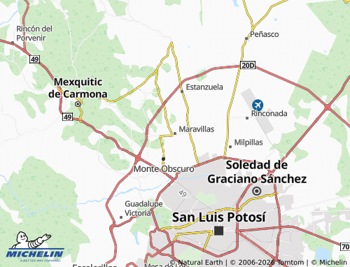 MICHELIN Maravillas map - ViaMichelin