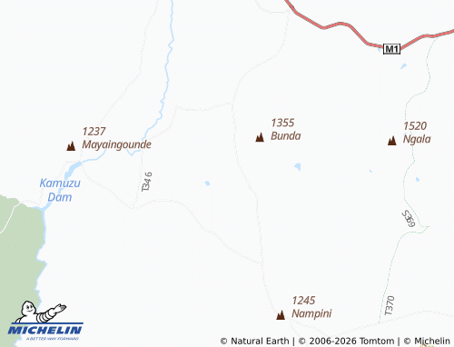 MICHELIN Nkwinda map - ViaMichelin