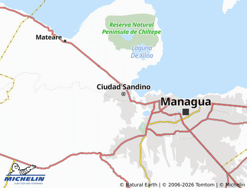 Mappa MICHELIN Ciudad Sandino - ViaMichelin