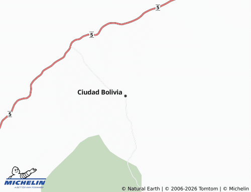 MICHELIN Ciudad Bolivia map - ViaMichelin