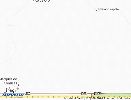Mappa MICHELIN Tierra y Libertad - ViaMichelin