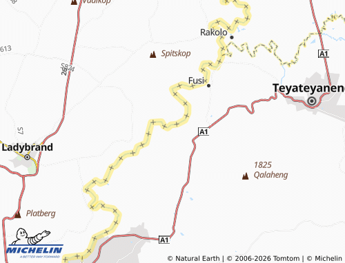 Mapa MICHELIN Ha Moketetsa - ViaMichelin