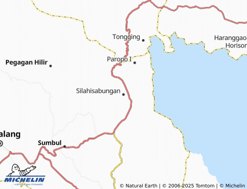 MICHELIN Silahisabungan map - ViaMichelin