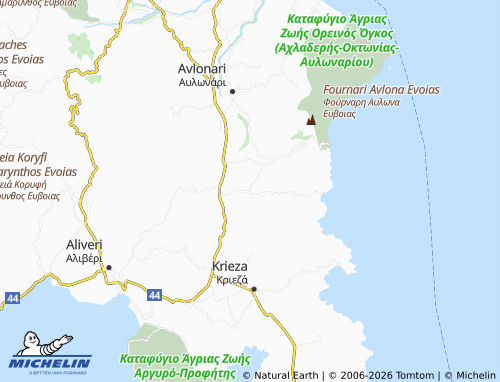 MICHELIN Perivolia map - ViaMichelin