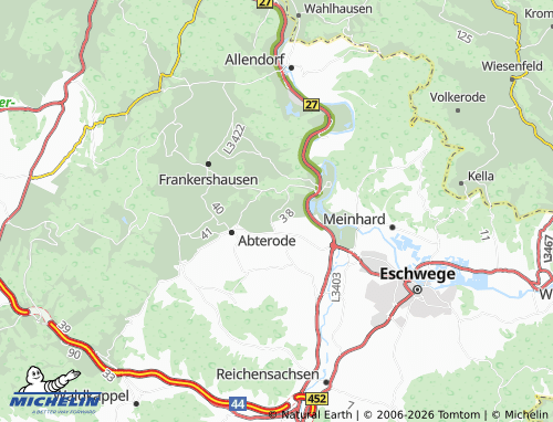 Mapa MICHELIN Wellingerode - ViaMichelin