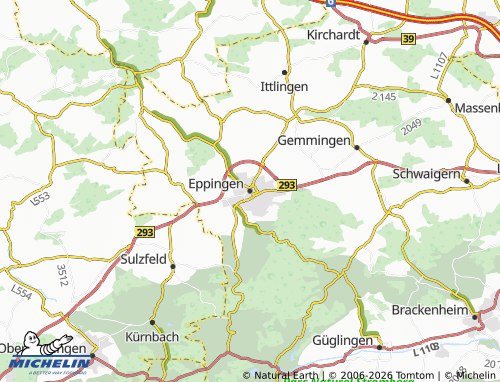 Mapa MICHELIN Eppingen - ViaMichelin