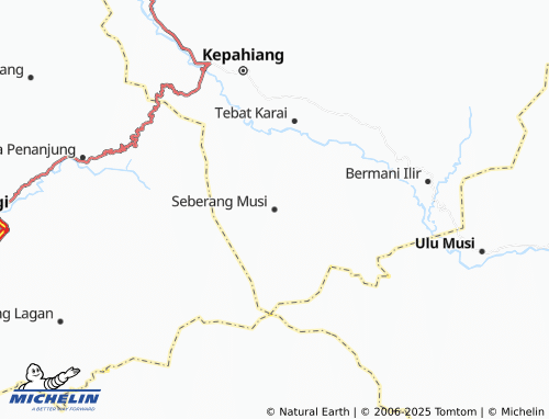 MICHELIN Seberang Musi map - ViaMichelin
