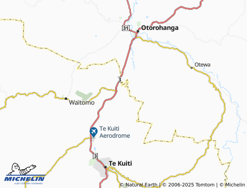 MICHELIN Hangatiki map - ViaMichelin