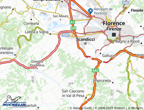 MICHELIN Mosciano map - ViaMichelin