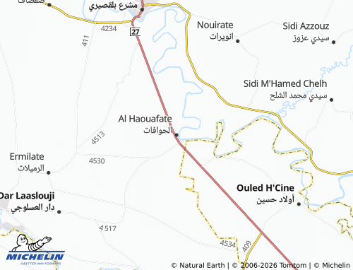 MICHELIN al-Hawafat map - ViaMichelin