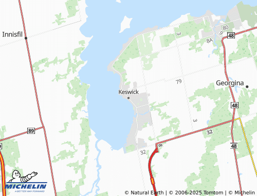 MICHELIN Keswick map - ViaMichelin