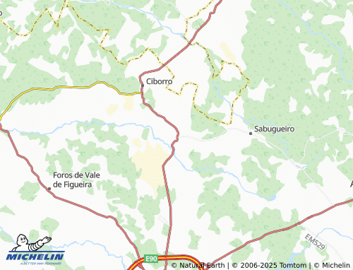 MICHELIN São Geraldo map - ViaMichelin