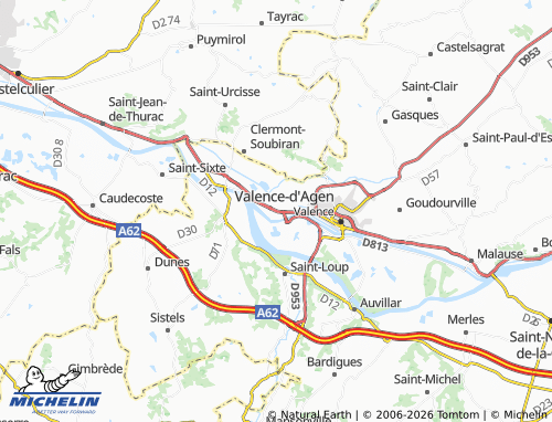 Mappa MICHELIN Golfech - ViaMichelin