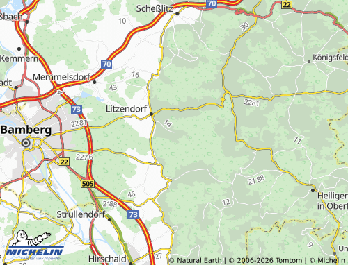 MICHELIN Melkendorf map - ViaMichelin