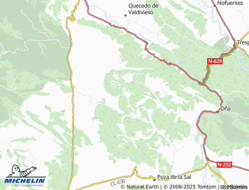 MICHELIN Rucandio map - ViaMichelin