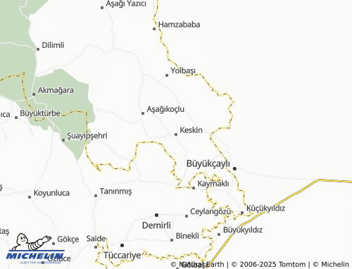 MICHELIN Keskin map - ViaMichelin