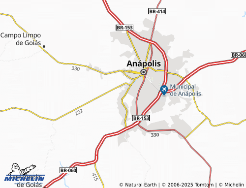 MICHELIN Bairro Paraíso map - ViaMichelin