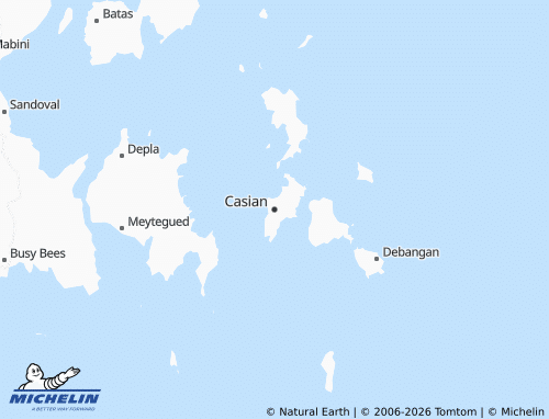 Mapa MICHELIN Casian - ViaMichelin