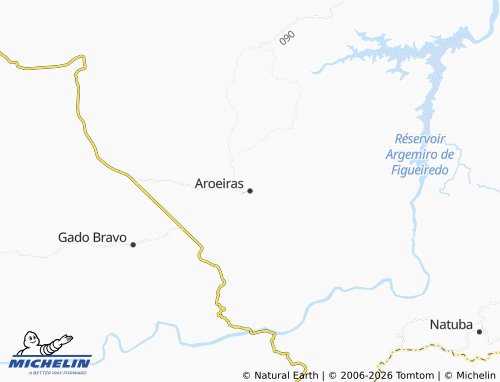 MICHELIN Aroeiras map - ViaMichelin