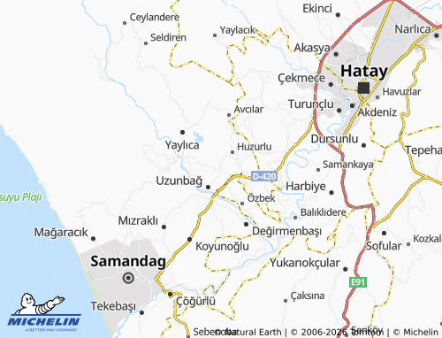 Mappa MICHELIN Tomruksuyu - ViaMichelin