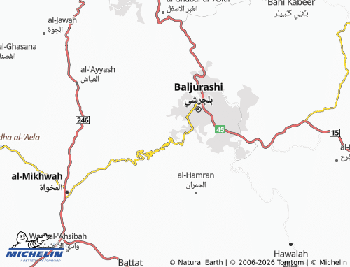 MICHELIN-Landkarte Huzna - ViaMichelin