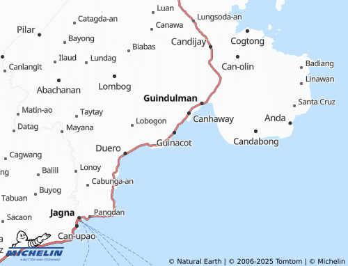 MICHELIN Guinacot map - ViaMichelin