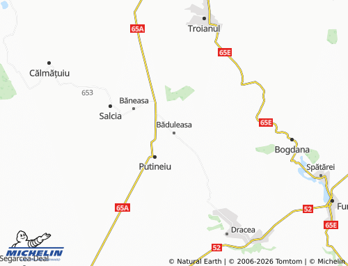 Mapa MICHELIN Băduleasa - ViaMichelin