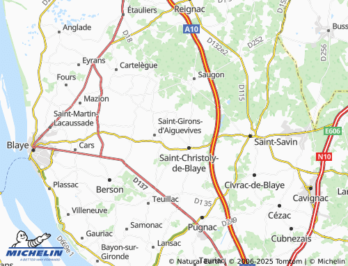 MICHELIN-Landkarte Bernard - ViaMichelin