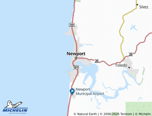 Carte MICHELIN Newport - ViaMichelin
