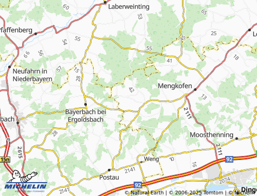 Kaart MICHELIN Hagenau - ViaMichelin