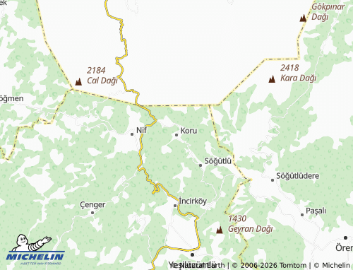 Mappa MICHELIN Koru - ViaMichelin