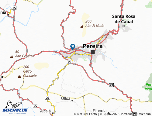Carte MICHELIN Villa del Bosque - ViaMichelin