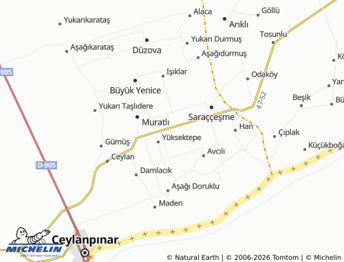 MICHELIN Aydoğdu map - ViaMichelin