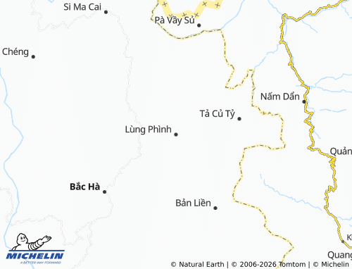 Mapa MICHELIN Lùng Phình - ViaMichelin