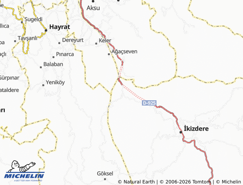 Mappa MICHELIN Güneyce - ViaMichelin