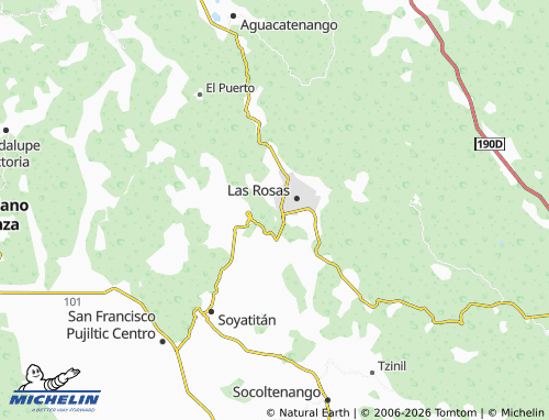 Mappa MICHELIN Santa María Las Rosas - ViaMichelin