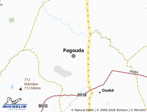 Mapa MICHELIN Pagouda - ViaMichelin