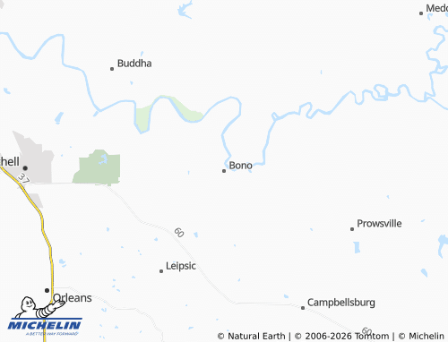 Mapa MICHELIN Bono - ViaMichelin
