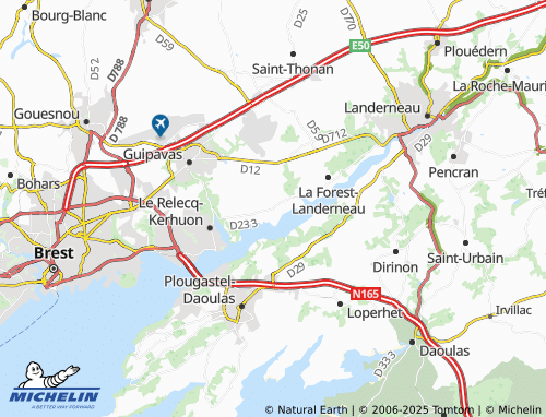 Kaart MICHELIN Kermeur-Saint-Yves - ViaMichelin