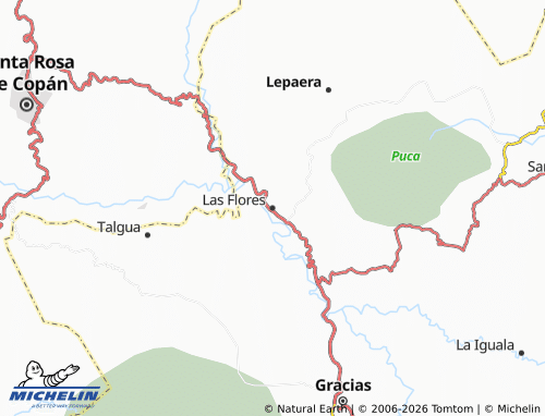 MICHELIN Las Flores map - ViaMichelin