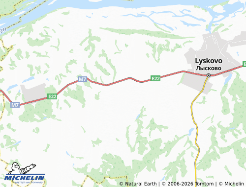 MICHELIN-Landkarte Letnevo - ViaMichelin