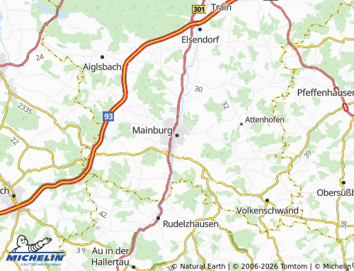 Mapa MICHELIN Mainburg - ViaMichelin