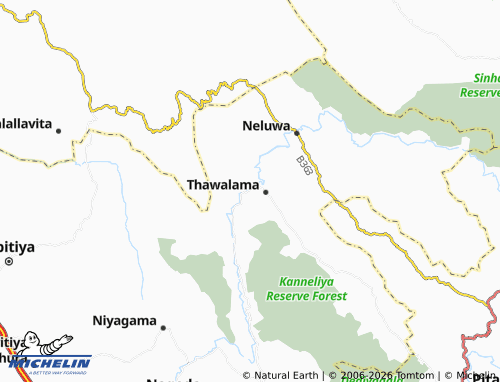 MICHELIN Batahena map - ViaMichelin