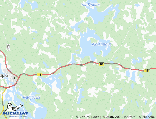 MICHELIN Kintaus map - ViaMichelin