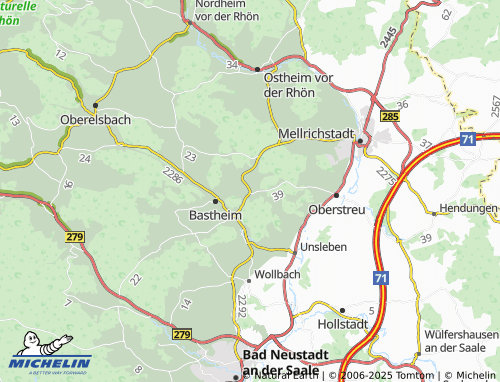 Kaart MICHELIN Frickenhausen - ViaMichelin