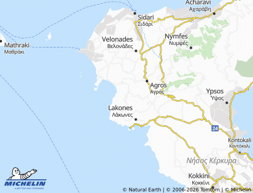 Carte MICHELIN Prinylas - ViaMichelin