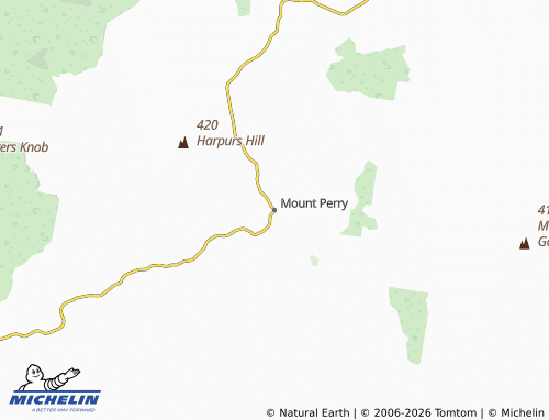 Mapa MICHELIN Mount Perry - ViaMichelin