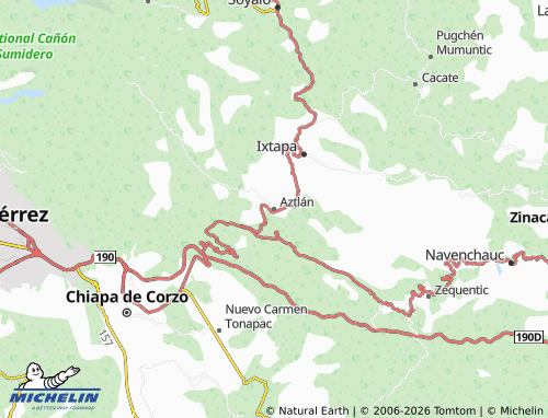 Mapa MICHELIN Aztlán - ViaMichelin